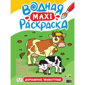 Водная макси-раскраска «Домашние животные» 9802695