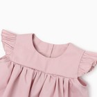 Комплект: платье и шортики Крошка Я, рост 68-74, пудровый - фото 24248775