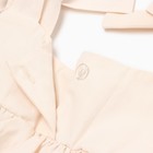 Комплект: платье и панамка Крошка Я, рост 68-74, молочный - фото 24291962