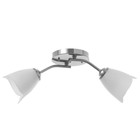 Люстра «Оникс» BayerLux, 2×15 Вт E27, хром, 50×15×15 см - Фото 1