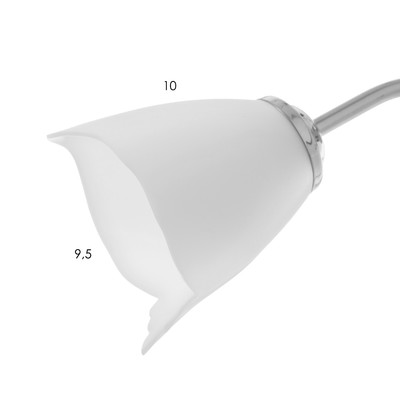 Люстра «Оникс» BayerLux, 2×15 Вт E27, хром, 50×15×15 см