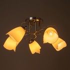 Люстра "Николь" 5х15Вт Е27 хром BayerLux - фото 22339384