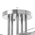 Люстра "Николь" 5х15Вт Е27 хром BayerLux - фото 22339386