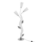 Торшер напольный BayerLux «Изгиб», 3×15 Вт, E27, хром - Фото 1