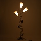 Торшер напольный BayerLux «Изгиб», 3×15 Вт, E27, хром - Фото 3