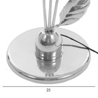 Торшер напольный BayerLux «Изгиб», 3×15 Вт, E27, хром - Фото 5