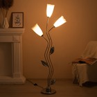 Торшер напольный BayerLux «Изгиб», 3×15 Вт, E27, хром - Фото 10