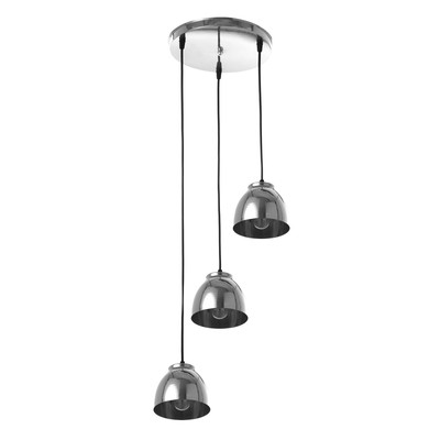 Светильник подвесной BayerLux «4111/3», 3×40 Вт Е27, хром, d=13.5 см, h=10.5 см