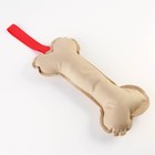 Игрушка-кусалка кость, холща, 25 х 10 см - Фото 2