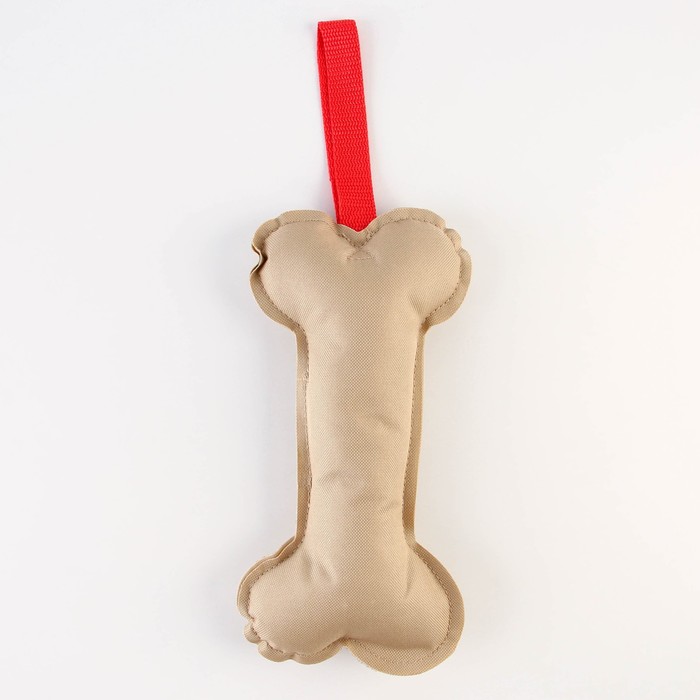 Игрушка-кусалка кость, холща, 25 х 10 см