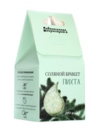 Соляной брикет куб «Пихта» 200 г «Добропаровъ» - Фото 11