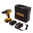 Дрель-шуруповерт Denzel 26116, аккумуляторная CDL-18-02BM, Li-Ion, 18 В, 2 акк. - фото 24014026