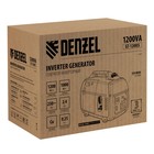 Генератор инверторный Denzel 94701, GT-1200iS, 1.2 кВт, 230 В, бак 2.4 л, ручной старт - Фото 22