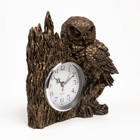 Часы настольные "Сова", дискретный ход, 17.5 х 18 см - фото 22339819