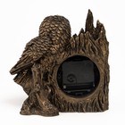 Часы настольные "Сова", дискретный ход, 17.5 х 18 см - фото 22339820