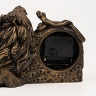 Часы настольные "Лев", дискретный ход, 28 х 11.5 х 16 см - фото 24551306