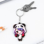 Брелок для ключей деревянный аниме "Панда" - фото 319586403