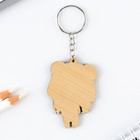 Брелок для ключей аниме «Панда» деревянный, 4.5×6 см - Фото 4