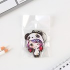 Брелок для ключей аниме «Панда» деревянный, 4.5×6 см - Фото 5