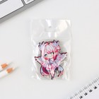 Брелок для ключей аниме «Девочка с крыльями» деревянный - Фото 5