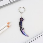 Брелок для ключей деревянный "Керамбит", космос, 2,5 х 7 см - Фото 2