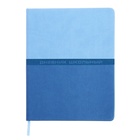 Дневник универсальный 1-11 класс, 48 листов "Синий", твёрдая обложка из искусственной кожи, блинтовое тиснение, ляссе - фото 8133670