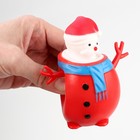 Мялка-антистресс «Новогодний сюрприз», снеговик, цвета МИКС, на новый год - Фото 3