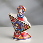 Сувенир-колокольчик "Кукла платье-колокольчик", гжель, 11 см, керамика 9796994 - фото 8562892