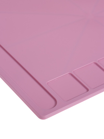 Доска для лепки пластиковая А4 «Прованс», пастельная, с бортиком и отделениями, МИКС