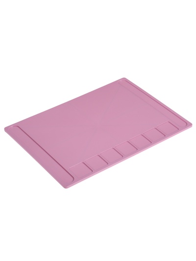 Доска для лепки пластиковая А4 «Прованс», пастельная, с бортиком и отделениями, МИКС