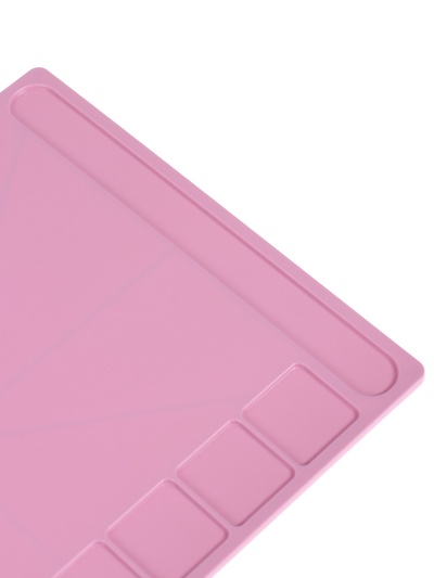 Доска для лепки пластиковая А4 «Прованс», пастельная, с бортиком и отделениями, МИКС