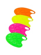 Палитра овальная, 10 ячеек Calligrata «Фонарики», неоновые цвета, МИКС - Фото 2