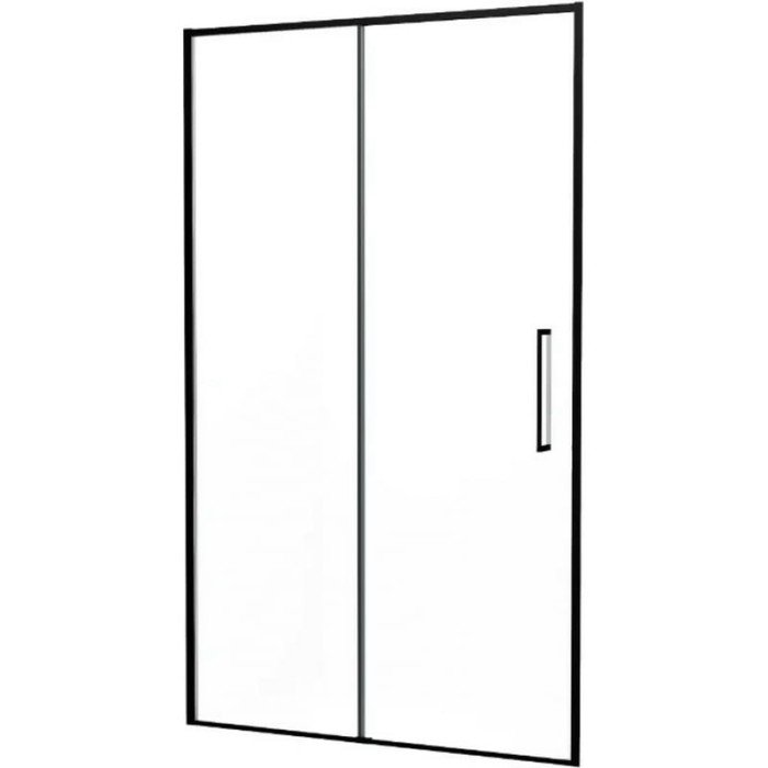 Душевая дверь IDDIS Slide SLI6BS2i69, 1200х1950 мм, прозрачная, раздвижная, черный