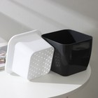 Кашпо со вставкой «Глянец», 2,4 л (1,6 л), цвет графитовый - Фото 3