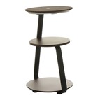 Торшер с беспроводной зарядкой «Тумми», LED, 22 Вт, USB, чёрный, 36×36×60 см - Фото 1