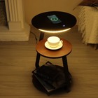 Торшер с беспроводной зарядкой «Тумми», LED, 22 Вт, USB, чёрный, 36×36×60 см - Фото 14