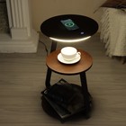 Торшер с беспроводной зарядкой «Тумми», LED, 22 Вт, USB, чёрный, 36×36×60 см - Фото 16