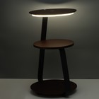 Торшер с беспроводной зарядкой «Тумми», LED, 22 Вт, USB, чёрный, 36×36×60 см - Фото 5