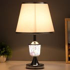 Настольная лампа с подсветкой "Витраж" E27 40Вт хром 26х26х42см RISALUX - Фото 3