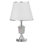 Настольная лампа с подсветкой "Витраж" E27 40Вт хром 26х26х42см RISALUX - Фото 7