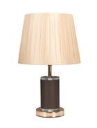 Лампа настольная RISALUX «Стелла», подсветка, E27, 40 Вт, коричневая, 26×26×43 см  (артикул 9561458)  большой выбор товаров оптом и в розницу по низким ценам с доставкой