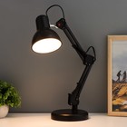 Настольная лампа "Юника" Е27 40Вт черный 14,5х14,5х53 см RISALUX - Фото 2