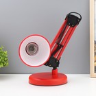 Настольная лампа "Юника" Е27 40Вт красный 14,5х14,5х53 см RISALUX - фото 22341078