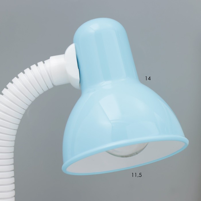 Настольная лампа "Домик" Е27 40Вт синий 14х14х35 см RISALUX - фото 1907753746