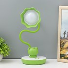 Настольная лампа «Лягушонок» LED 7 Вт бело-зеленый 17×14×50 см RISALUX - фото 22341127
