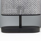Настольная лампа "Лара" Е27 40Вт черный 25х10х30 см RISALUX - фото 22341252