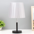 Настольная лампа "Риволи" Е27 40Вт черно-серый 19х19х36 см RISALUX - фото 319587807