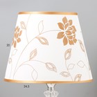 Настольная лампа "Сабрина" Е27 40Вт белый 25х25х43 см RISALUX - Фото 4