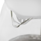 Чайник электрический Gelberk GL-472, стекло, 1.8 л, 2000 Вт, белый - Фото 4