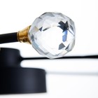 Люстра «Терра» 9хLED 168 Вт 3000-6000К черно-золотой 80×80×21 см BayerLux - фото 36443907